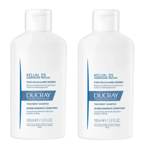 Ducray Kelual DS Anti-Dandruff Treatment Shampoo Set 100ml, alternate angle