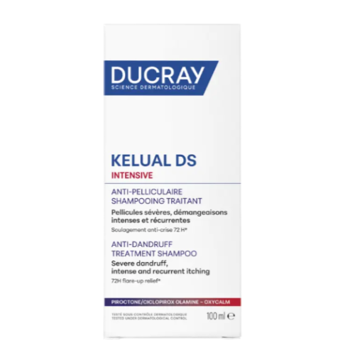 Ducray Kelual DS Intensive Dandruff Treatment Shampoo 100ml, alternate angle