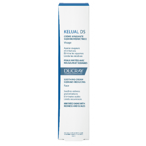 Ducray Kelual DS Squamoreducing Soothing Cream 40ml for flaking and irritated skin, alternate angle