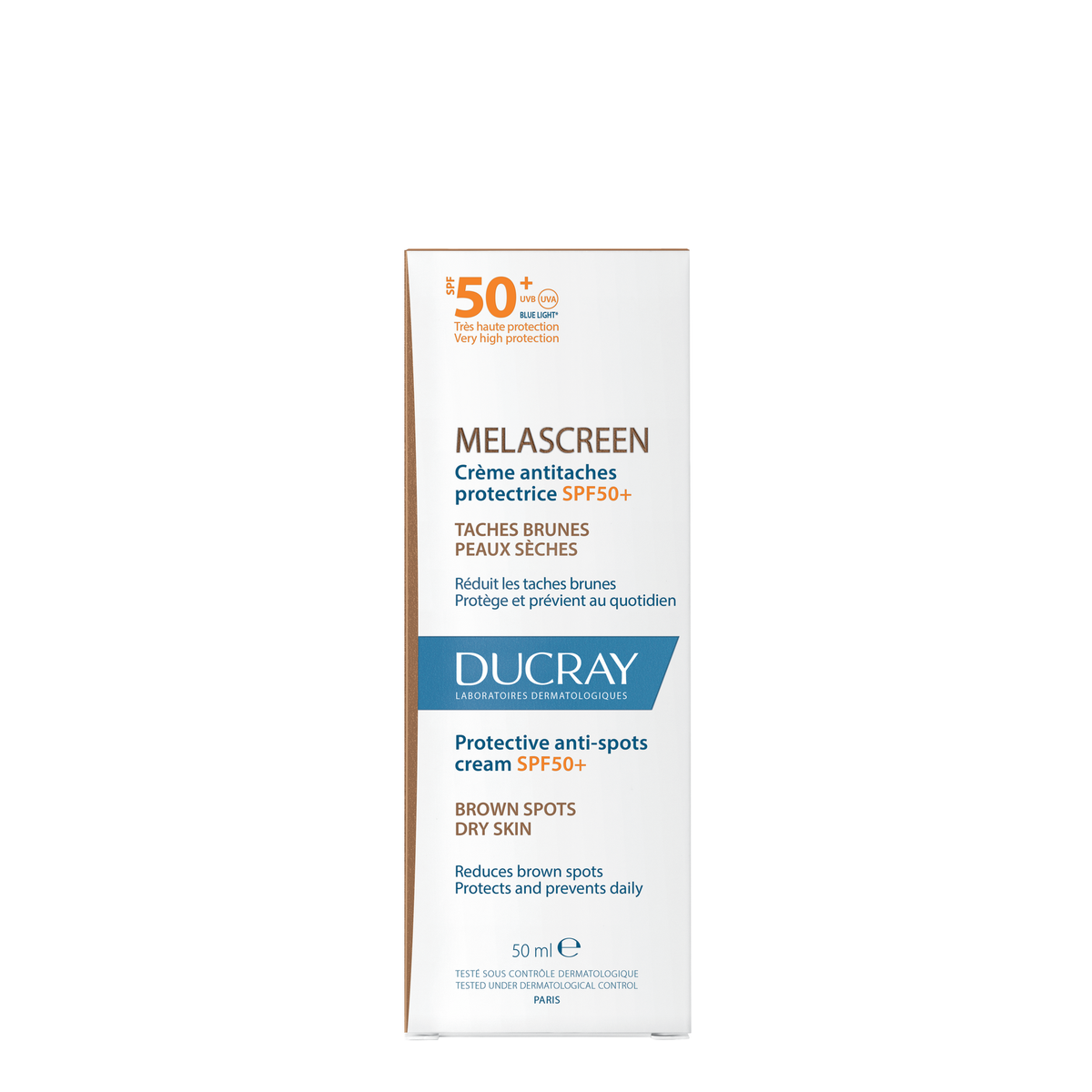 Ducray Melascreen 50ml, front of the box