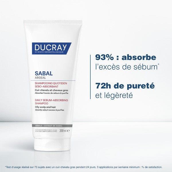 Ducray Sabal, tube with study results in French