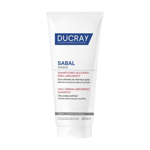 Ducray Sabal Shampooing Traitant Sébo-Absorbant 200ml oily scalp shampoo, view 1