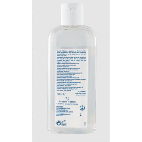 Ducray Sensinol Physioprotective Shampoo for sensitive and reactive scalps, packaging detail