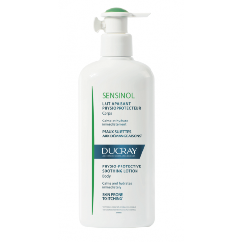 Ducray Sensinol Soothing Body Milk 400ml bottle, view 1