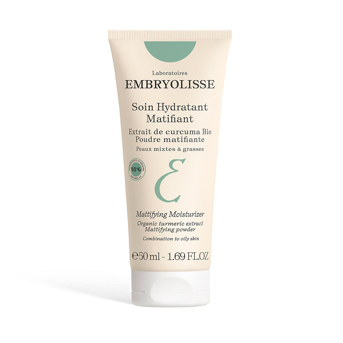 Embryolisse Mattifying Moisturizer 50ml, front of the tube