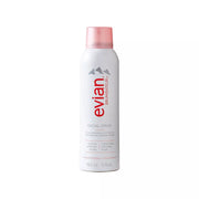 Evian Facial Spray alpine mineral water mist aerosol can on white background, view 1
