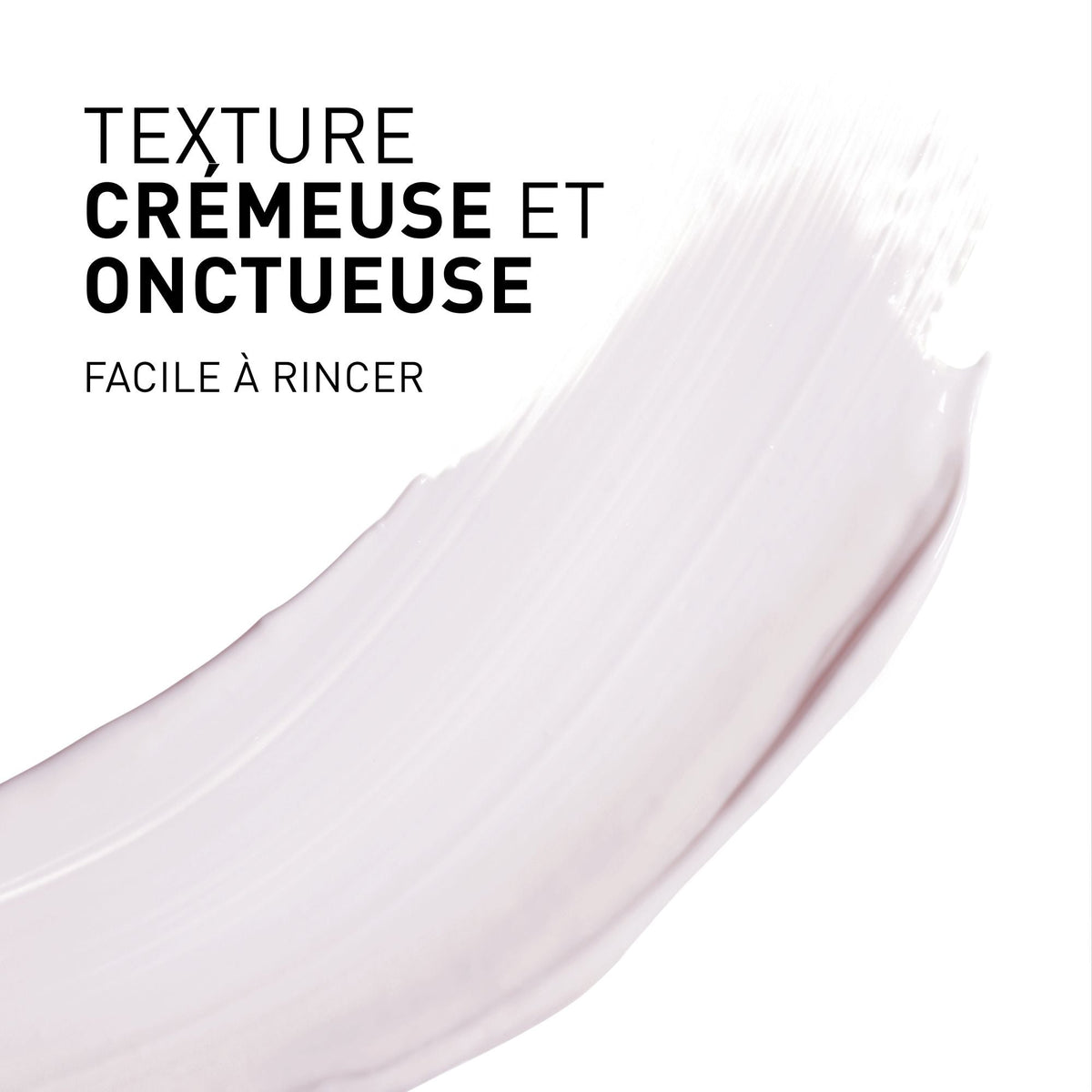 Filorga Meso-Mask, cream texture swatch with text in French