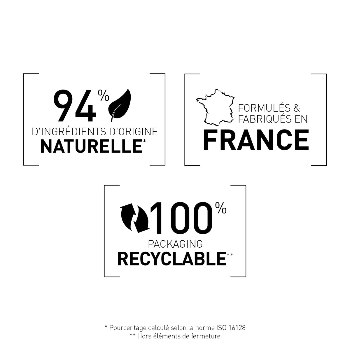 Filorga NCEF-Revitalize, logos and labels infographic in French