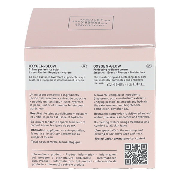 Filorga Oxygen-Glow, back of the box with directions