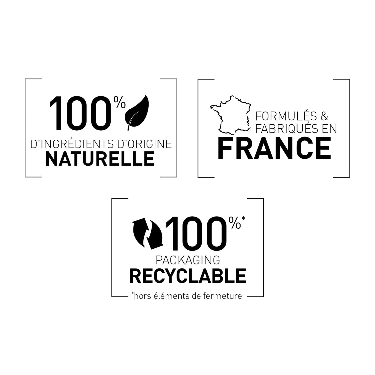 Filorga Skin-Prep, logos and labels infographic in French