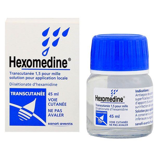 Hexomedine Antiseptic Solution for cuts, scrapes, and blemishes, view 1