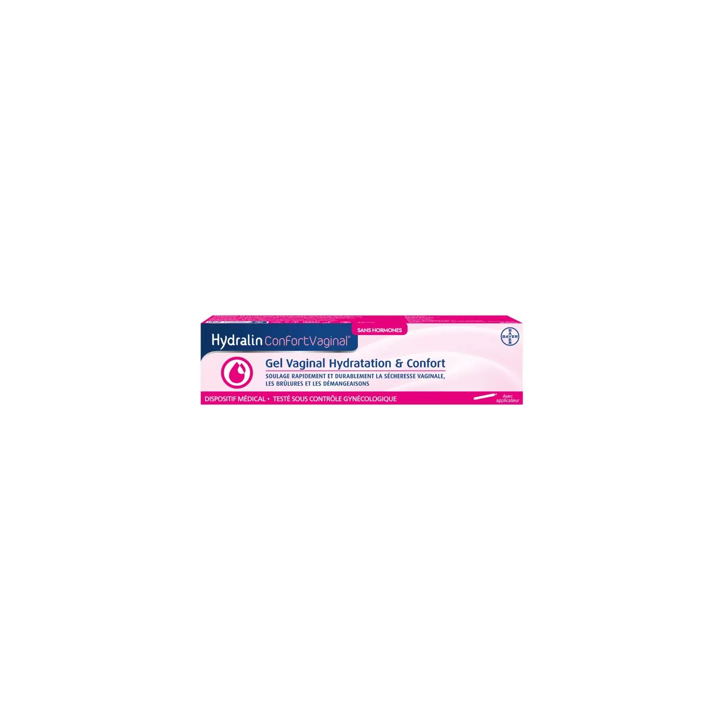 Hydralin Confort Vaginal moisturizing gel 30ml, applicator view