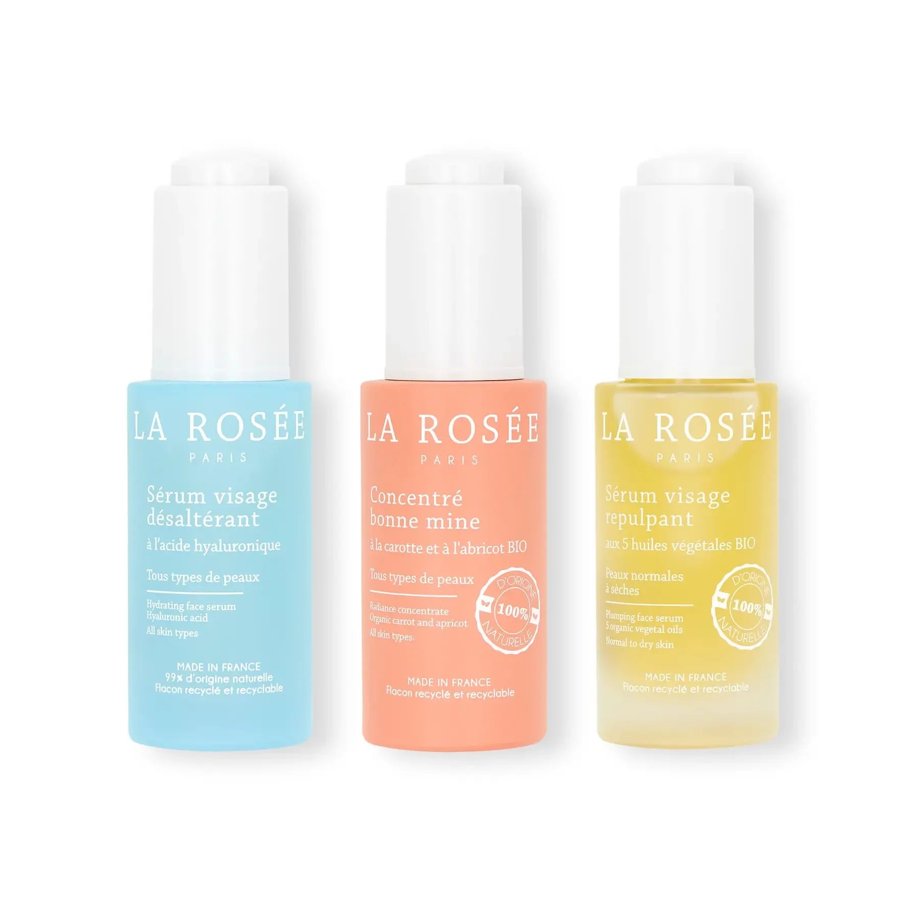 Sinary ECOL Rose Serum 3個セット La Rosee Trio Serums Gift Set | Paris Pharmacy