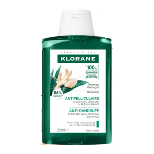 Klorane Balancing Shampoo with Galanga for dandruff-prone scalps, view 1