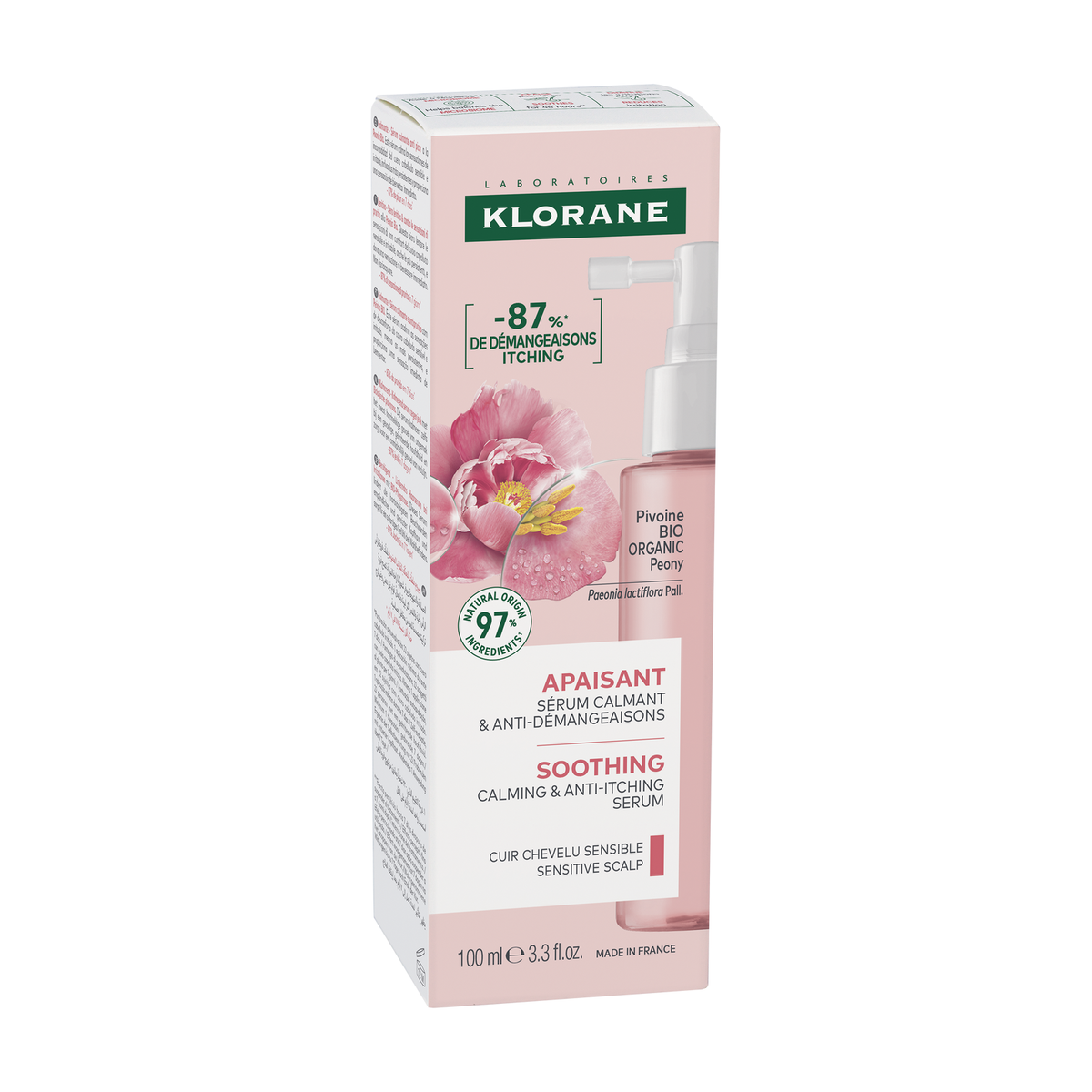 Klorane Peony 100ml, front of the box