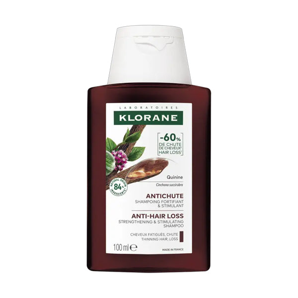 Klorane Fortifying Shampoo with Organic Quinine and Edelweiss 100ml, front of the bottle