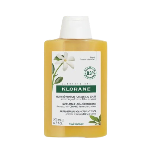 Klorane Nutri-Réparation Shampoo with Organic Tiaré 200ml, view 1
