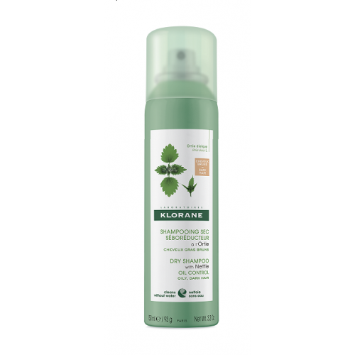 Klorane Tinted Dry Shampoo with Nettle for dark hair, view 1