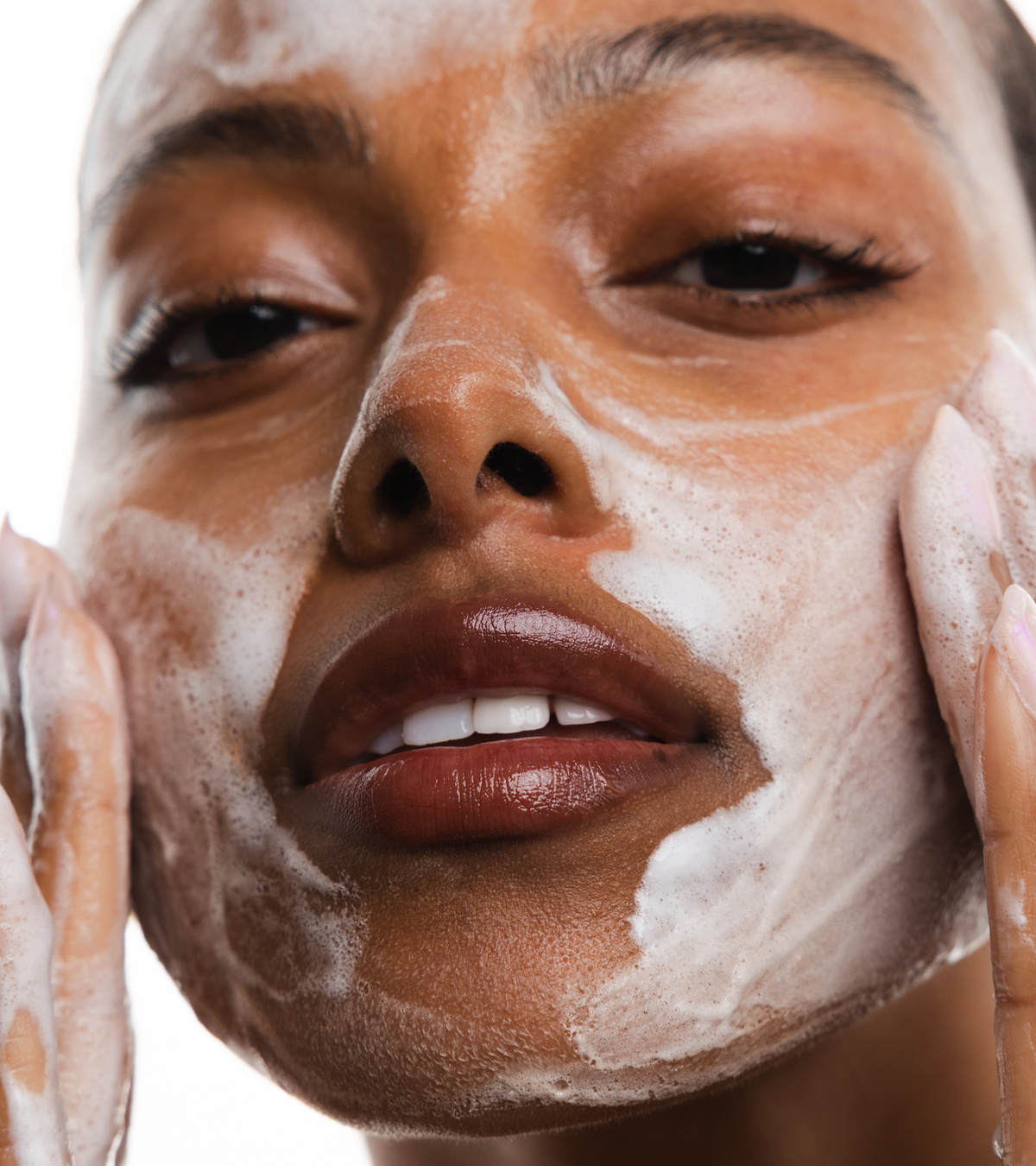 Korres Greek Yoghurt, applied to the face