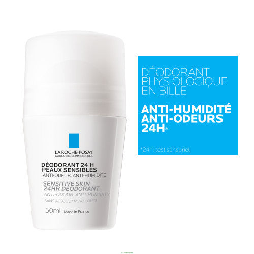 La Roche-Posay 24H Deodorant Roll-On Set of 2x50ml, packaging detail