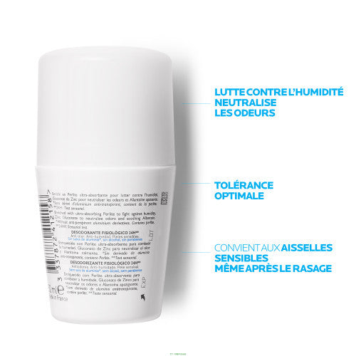 La Roche-Posay 24H Deodorant Roll-On Set of 2x50ml, alternate angle