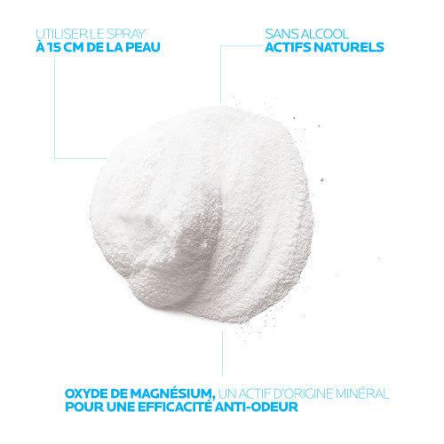 La Roche-Posay 48H Deodorant Spray aluminum-free for sensitive skin, ingredient panel