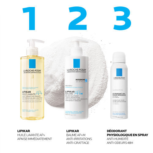 La Roche-Posay 48H Deodorant Spray aluminum-free for sensitive skin, product close-up