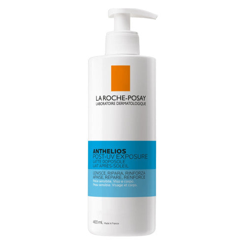 La Roche-Posay Anthelios Post-UV After-Sun Milk 400ml, front of the pump bottle
