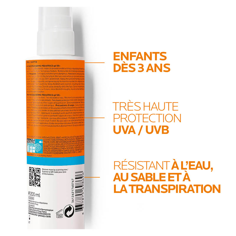 La Roche-Posay Anthelios Dermo Pediatrics Kids Invisible Spray SPF50+