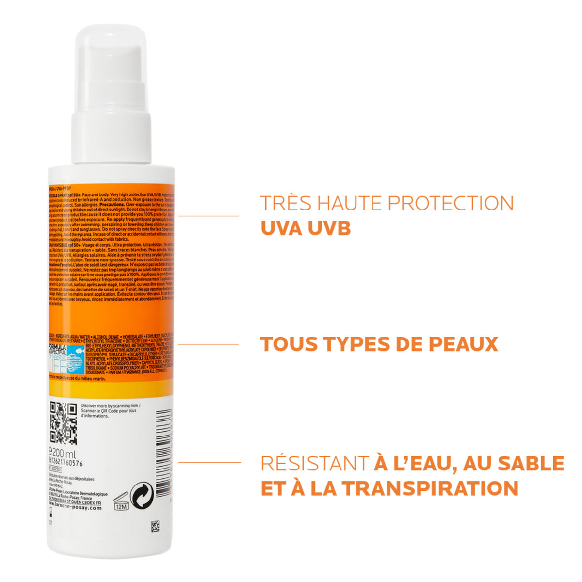 La Roche-Posay Anthelios Invisible Body Spray SPF 50+, vue 5