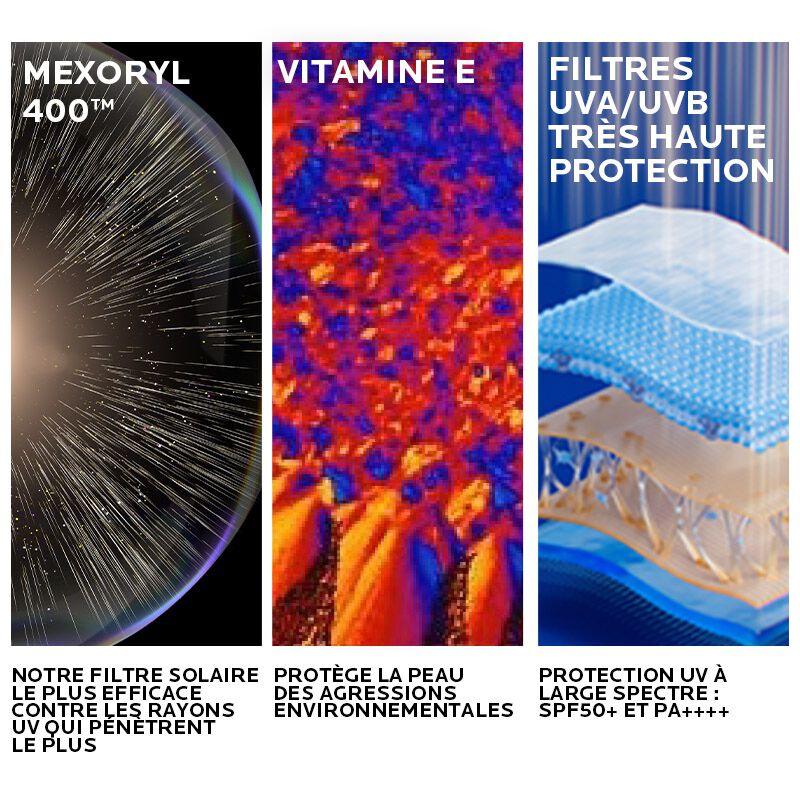 La Roche-Posay Anthelios, key ingredients: Mexoryl 400, vitamin E and UV filters