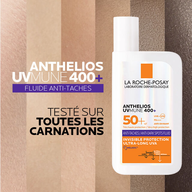 La Roche-Posay Anthelios UVMUNE 400 Anti-Spot Fluid SPF 50+, vue 2