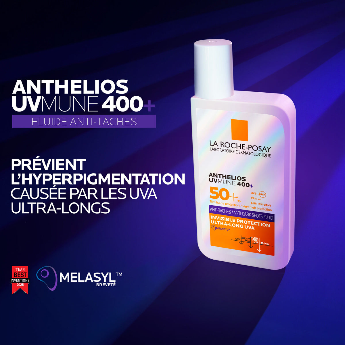 La Roche-Posay Anthelios UVMUNE 400 Anti-Spot Fluid SPF 50+, vue 4
