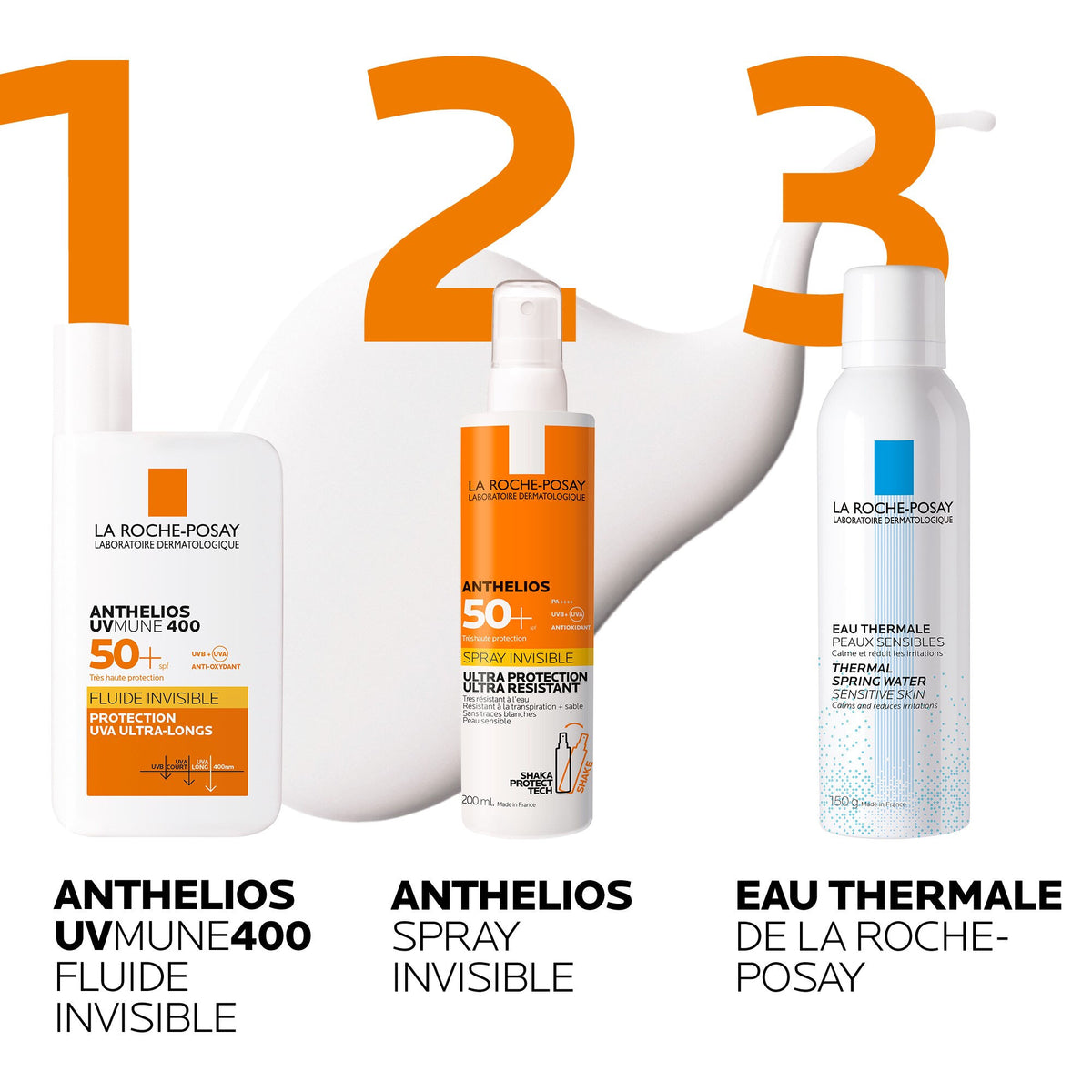 La Roche-Posay Anthelios UVMUNE 400 Invisible Fluid SPF 50+, vue 5