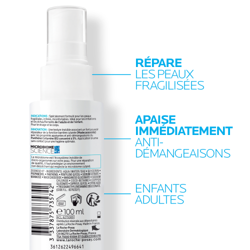 La Roche-Posay Cicaplast B5 Soothing Repair Spray 100ml bottle, packaging detail