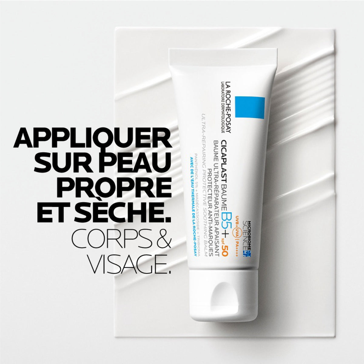 La Roche-Posay Cicaplast, tube with directions in French