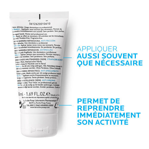 La Roche-Posay Cicaplast Hand Cream, side view