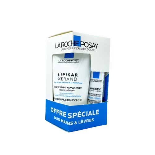 La Roche-Posay Duo Lips + Hands Barrier Repair Set, view 1