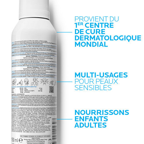 La Roche-Posay Eau Thermale Sensitive Skin Thermal Spring Water Mist 150ml, side view