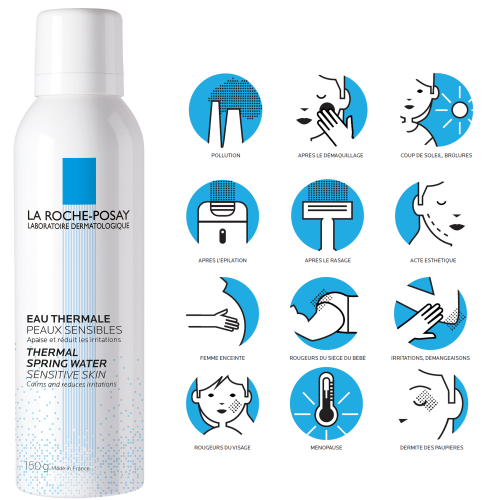 La Roche-Posay Eau Thermale Sensitive Skin Thermal Spring Water Mist 150ml, alternate angle