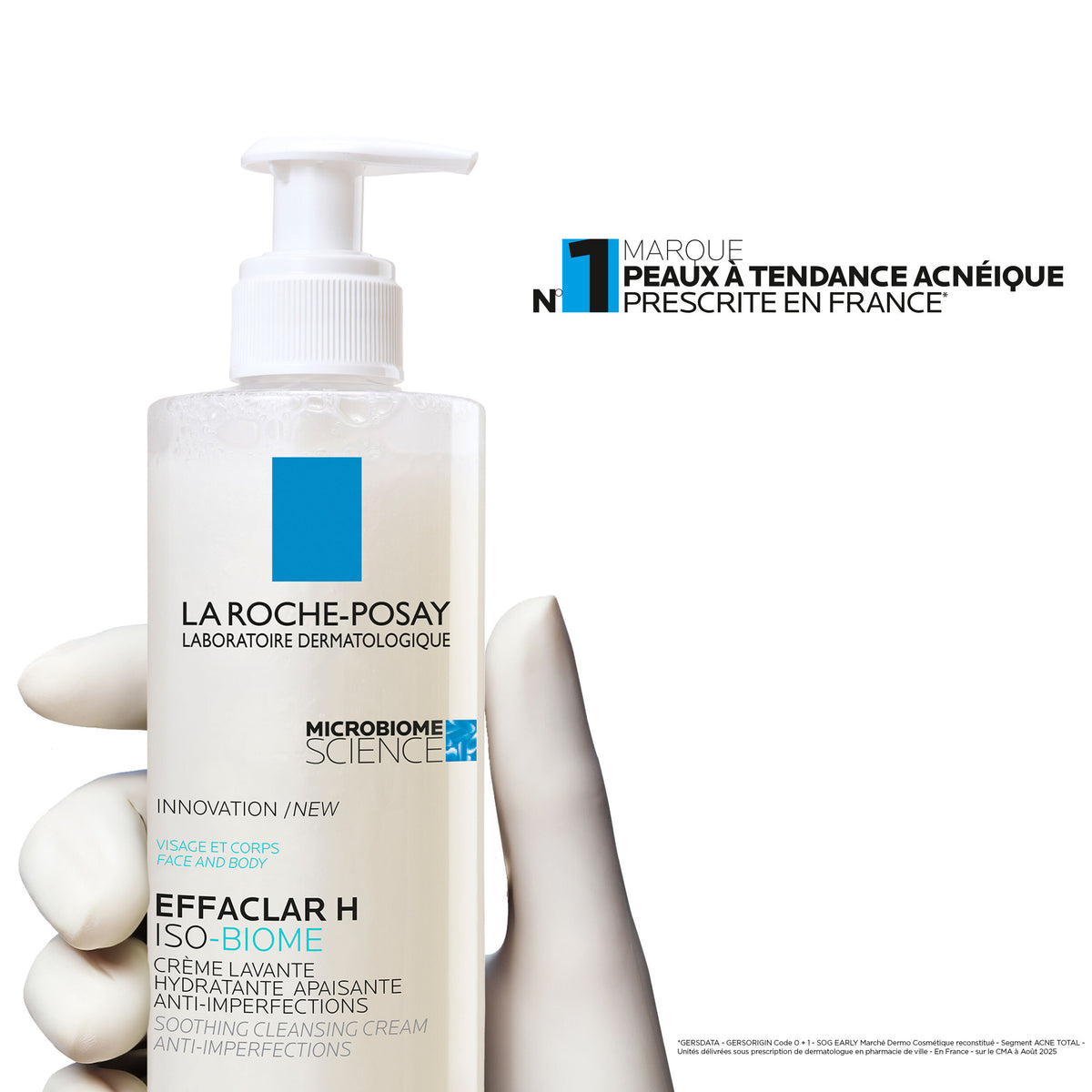 La Roche-Posay Effaclar H Iso-Biome Soothing Cleansing Cream, 390ml, vue 11