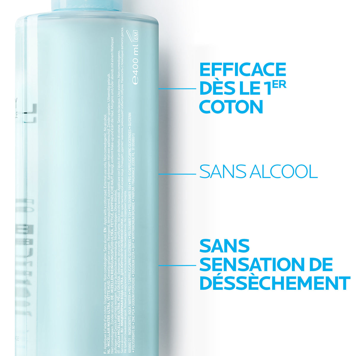 La Roche-Posay EFFACLAR Ultra Micellar Water for Oily Skin, vue 5