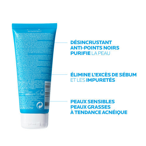 La Roche-Posay Effaclar Sebum Regulator Mask 100ml, ingredient panel