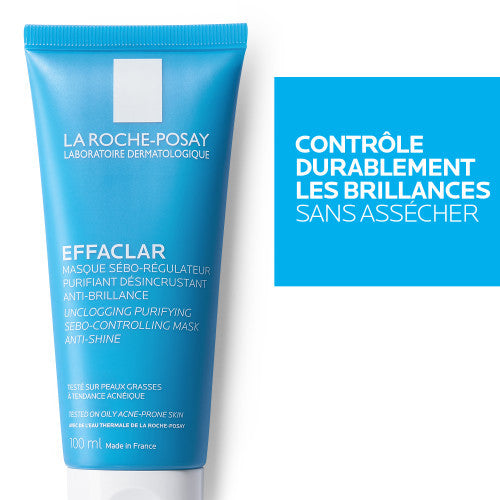 La Roche-Posay Effaclar Sebum Regulator Mask 100ml, alternate angle
