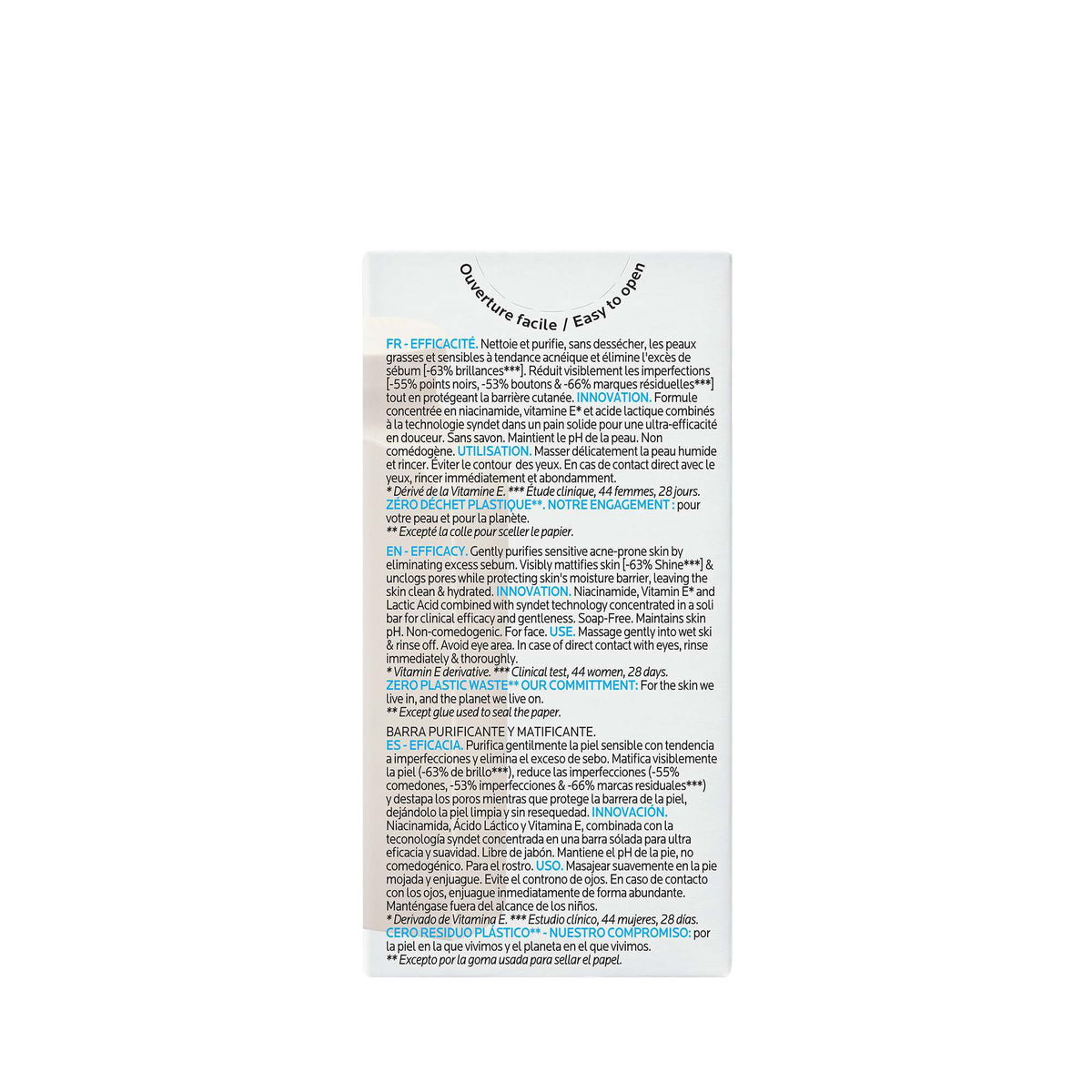 La Roche-Posay Effaclar Surgras Cleansing Bar, vue 12
