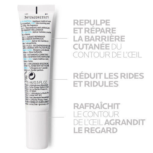 La Roche-Posay Hyalu B5 Eye Contour Cream 15ml, ingredient panel