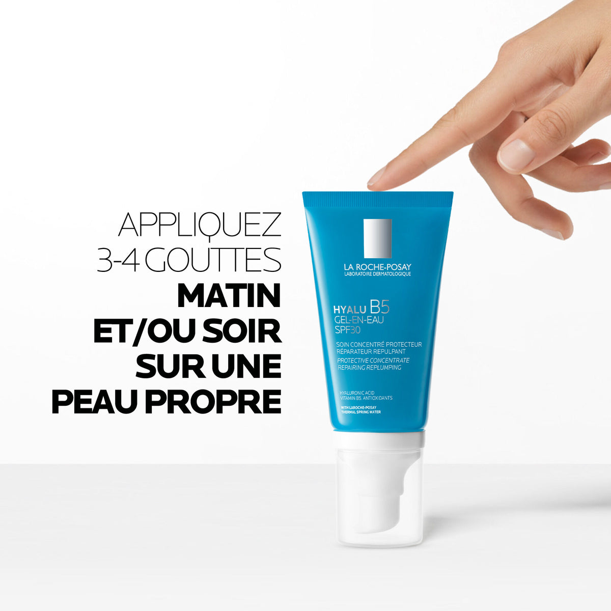 La Roche-Posay Hyalu B5, tube with directions in French