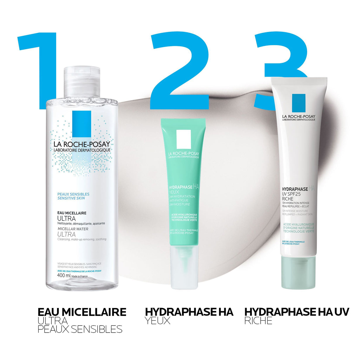 La Roche-Posay Hydraphase HA Riche Moisturizer + Micellar Water Duo, vue 5