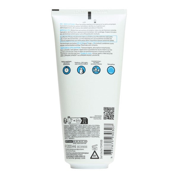 La Roche-Posay Lipikar, back of the tube