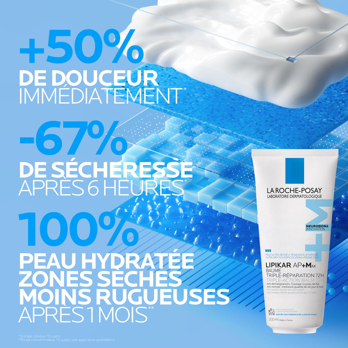 La Roche-Posay Lipikar AP+M Lipid Replenishing Balm, vue 6